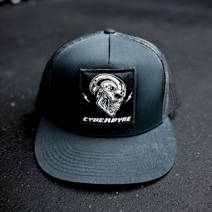 Cyber Skull Patch Trucker