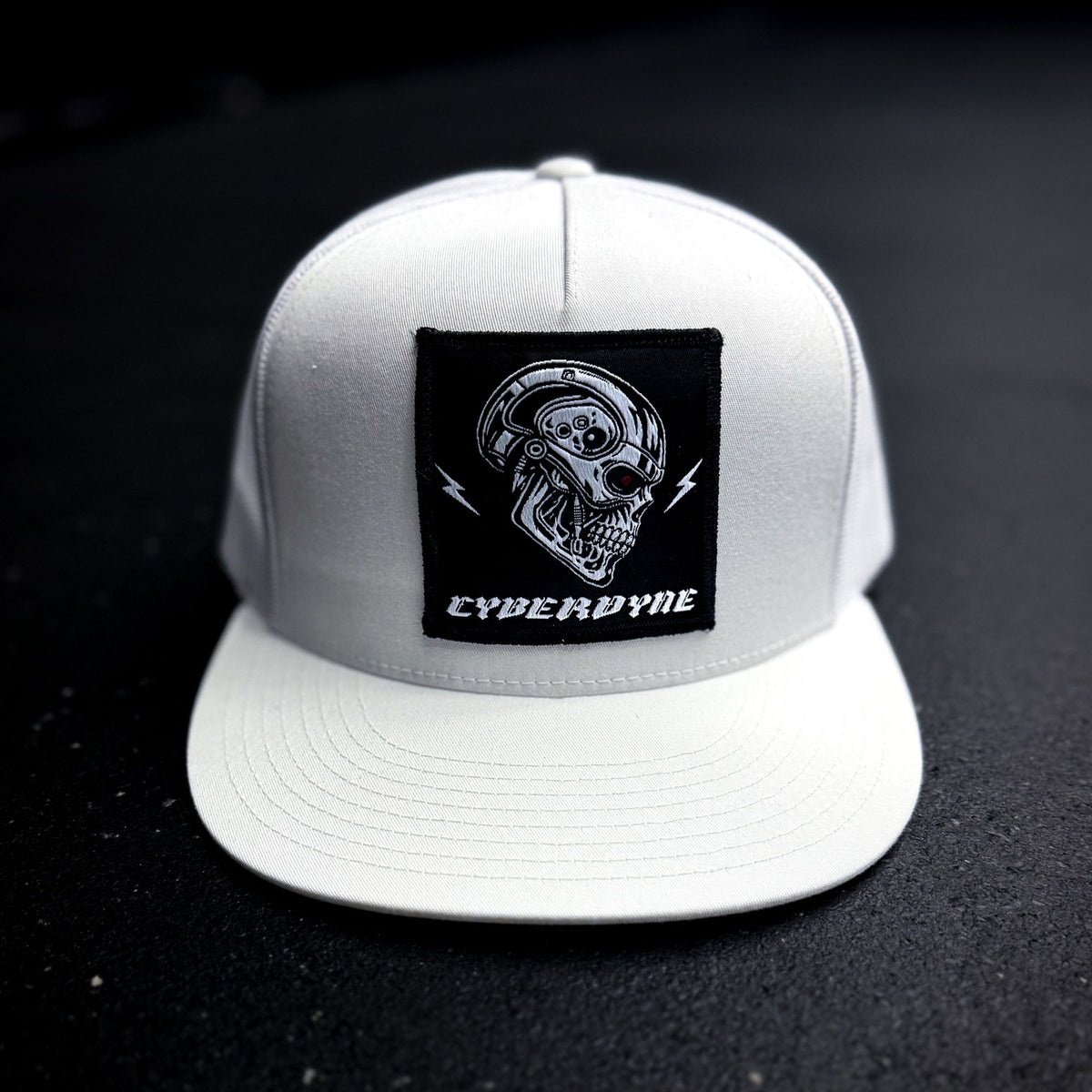 Cyber Skull Patch Trucker