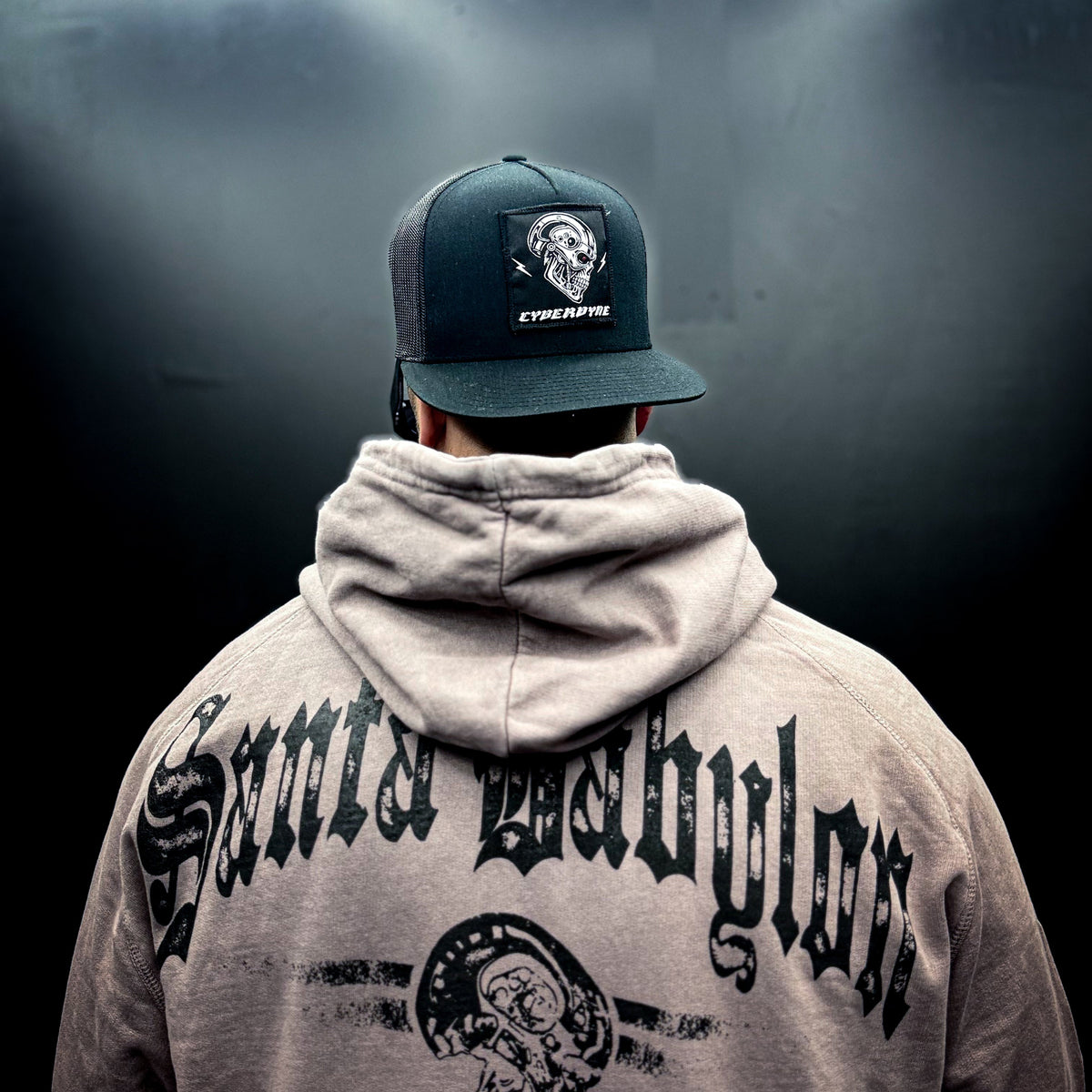 Cyber Skull Patch Trucker