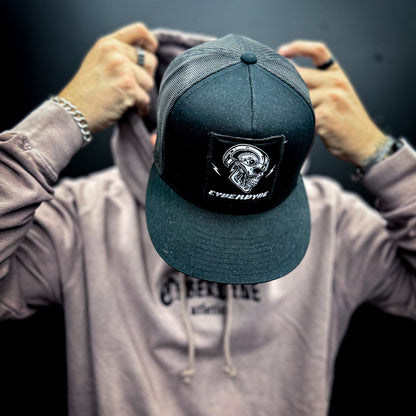 Cyber Skull Patch Trucker
