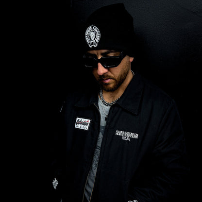 Chrome Skull Beanie