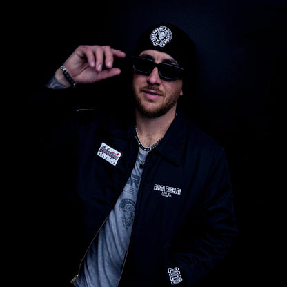 Chrome Skull Beanie